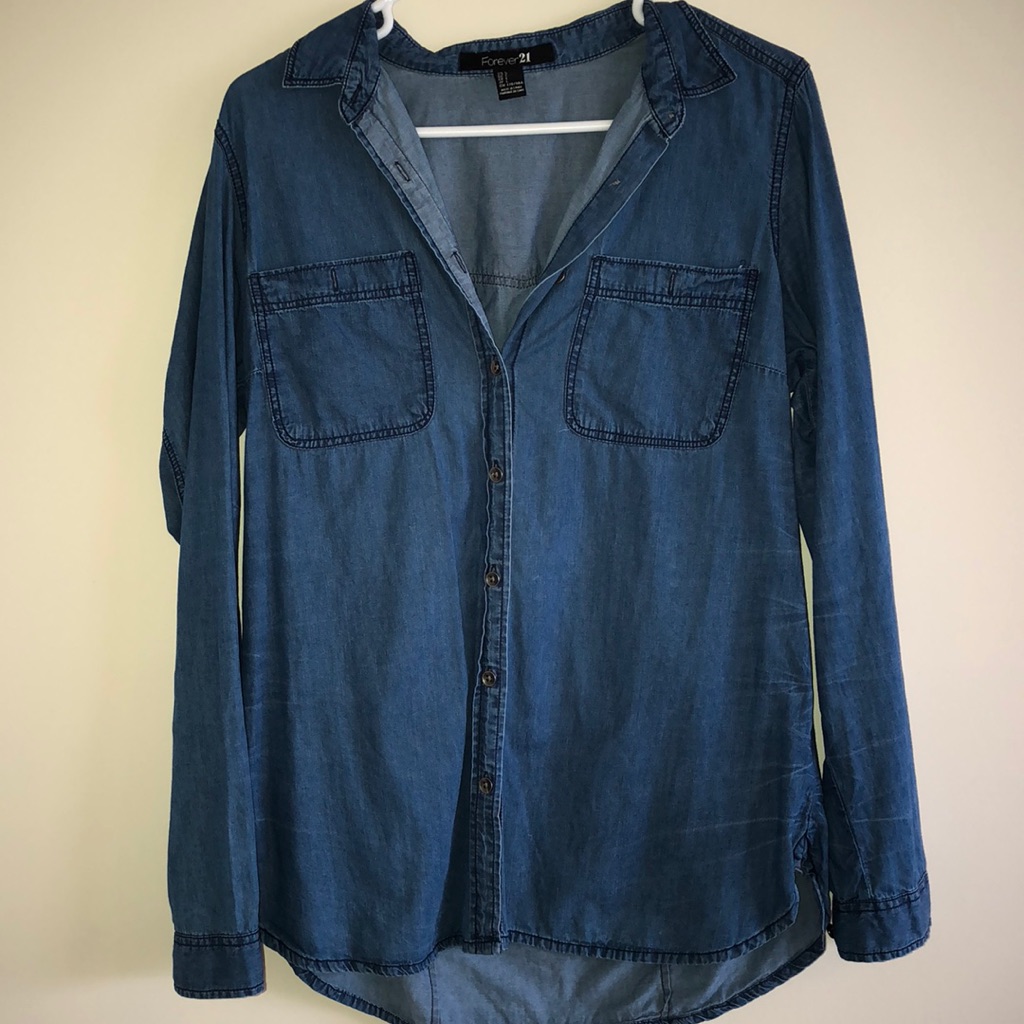 Jean Button Down